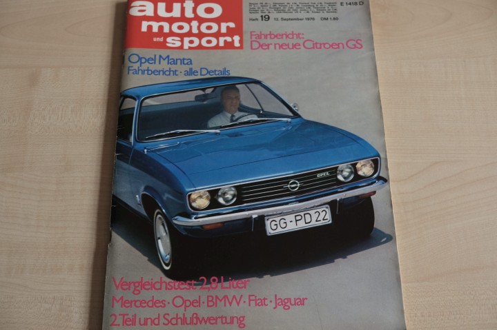 Auto Motor und Sport 19/1970